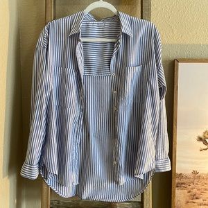 Stripped button down